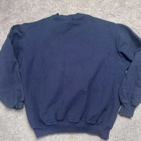 Vintage Walt Disney World Women's XL Crew Neck Sweatshirt American Flag Mickey - Picture 5 of 5